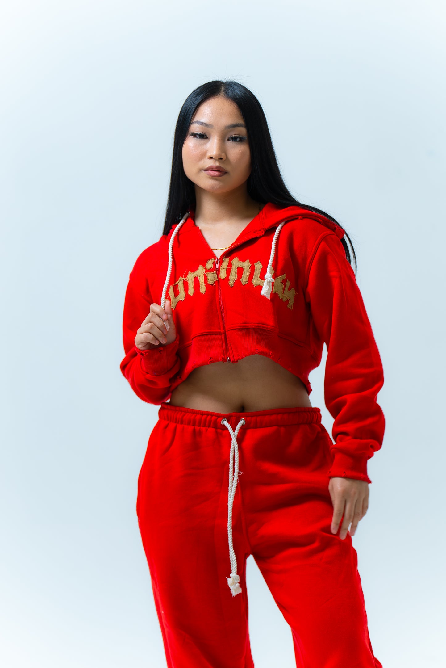 NDURÁ “Scarlet Red” Crop Set