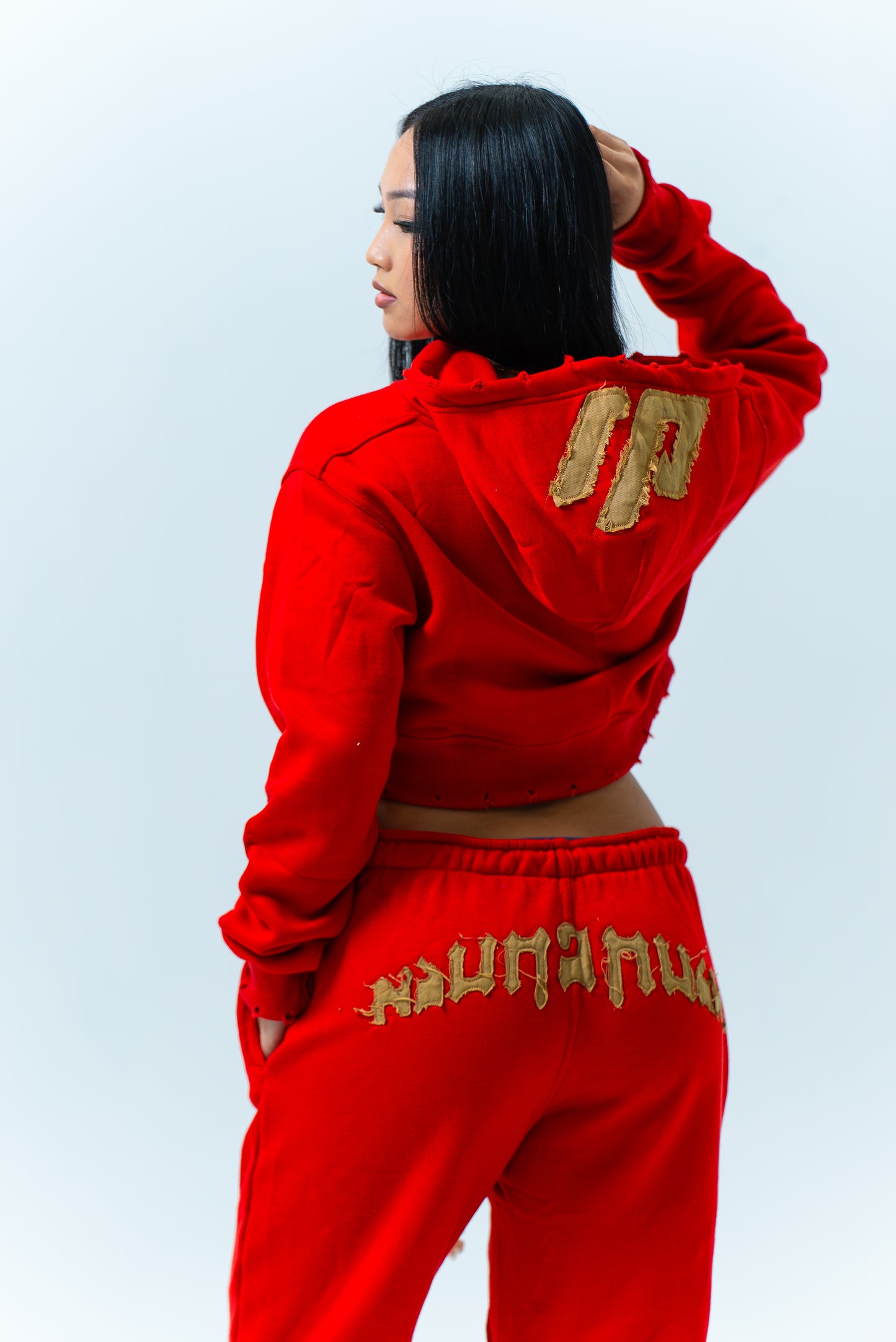 NDURÁ “Scarlet Red” Crop Set
