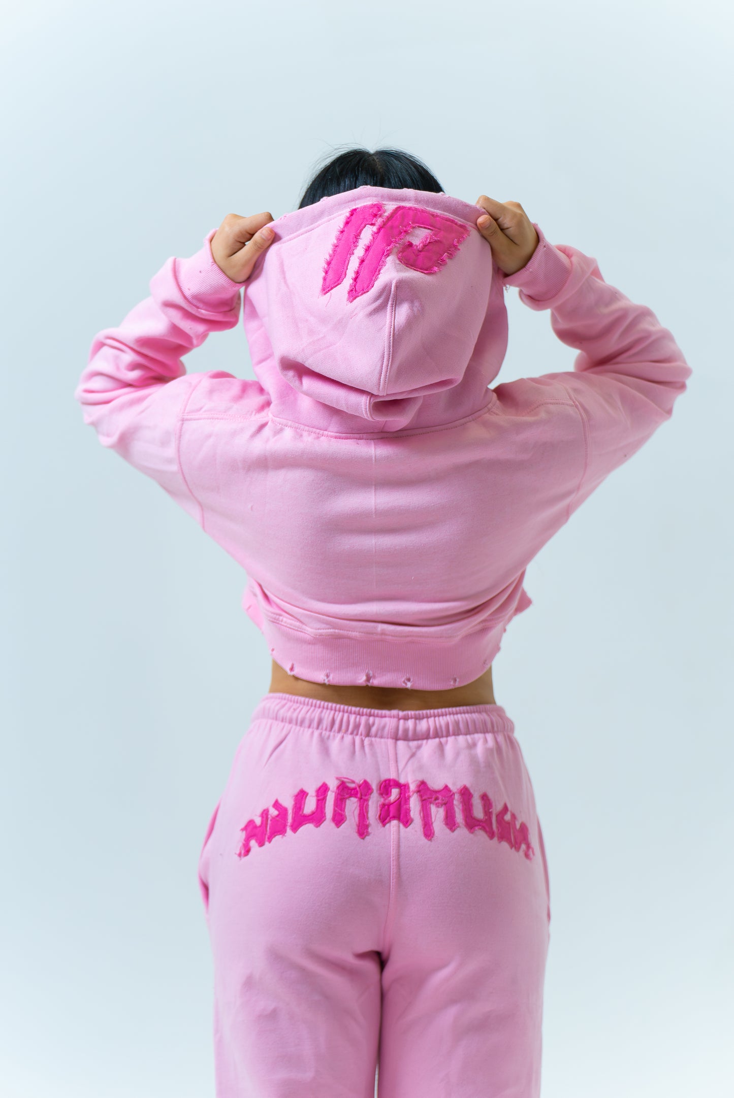 NDURÁ “Peony Pink” Crop Set