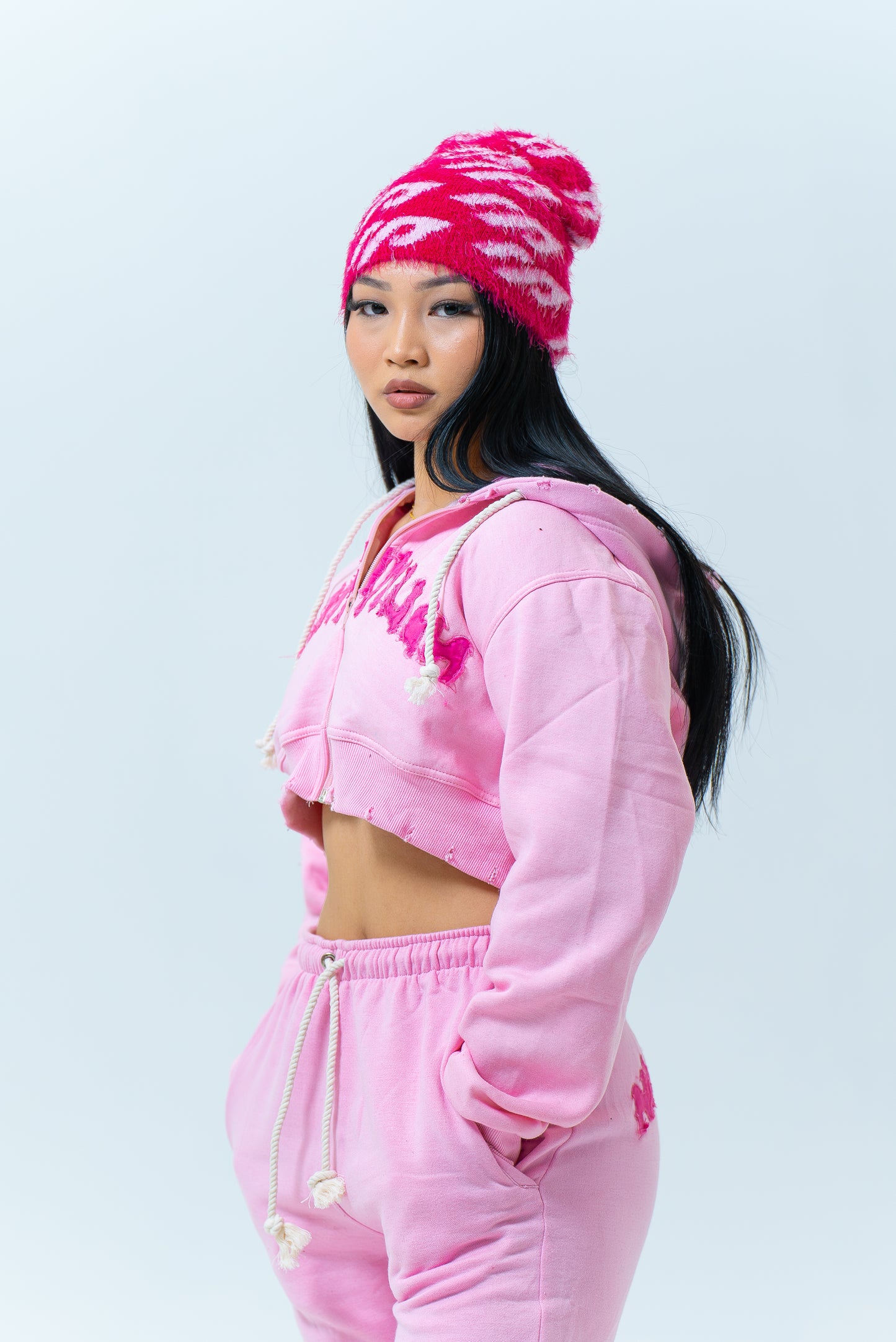 NDURÁ “Peony Pink” Crop Set