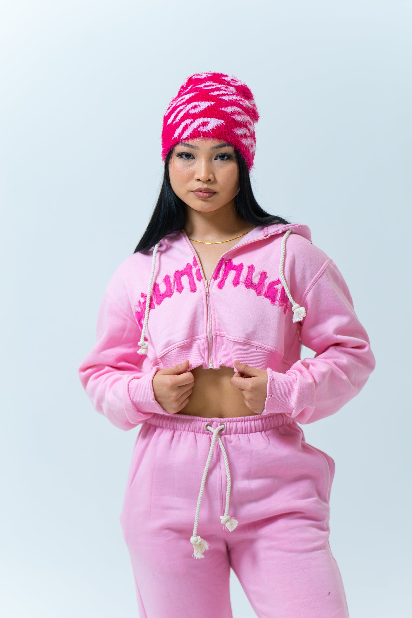 NDURÁ “Peony Pink” Crop Set